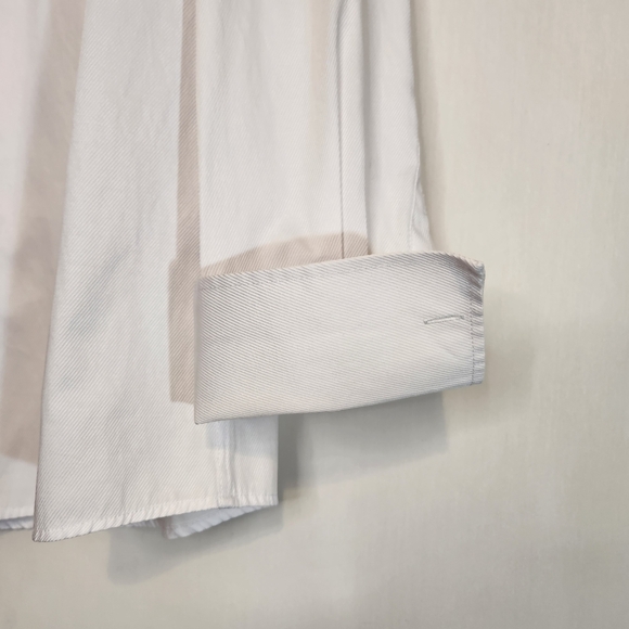 Men's Button Up  Dress Shirt Size 18 1/2 34/35 Uses Cuff Links Plus Size - Picture 3 of 7